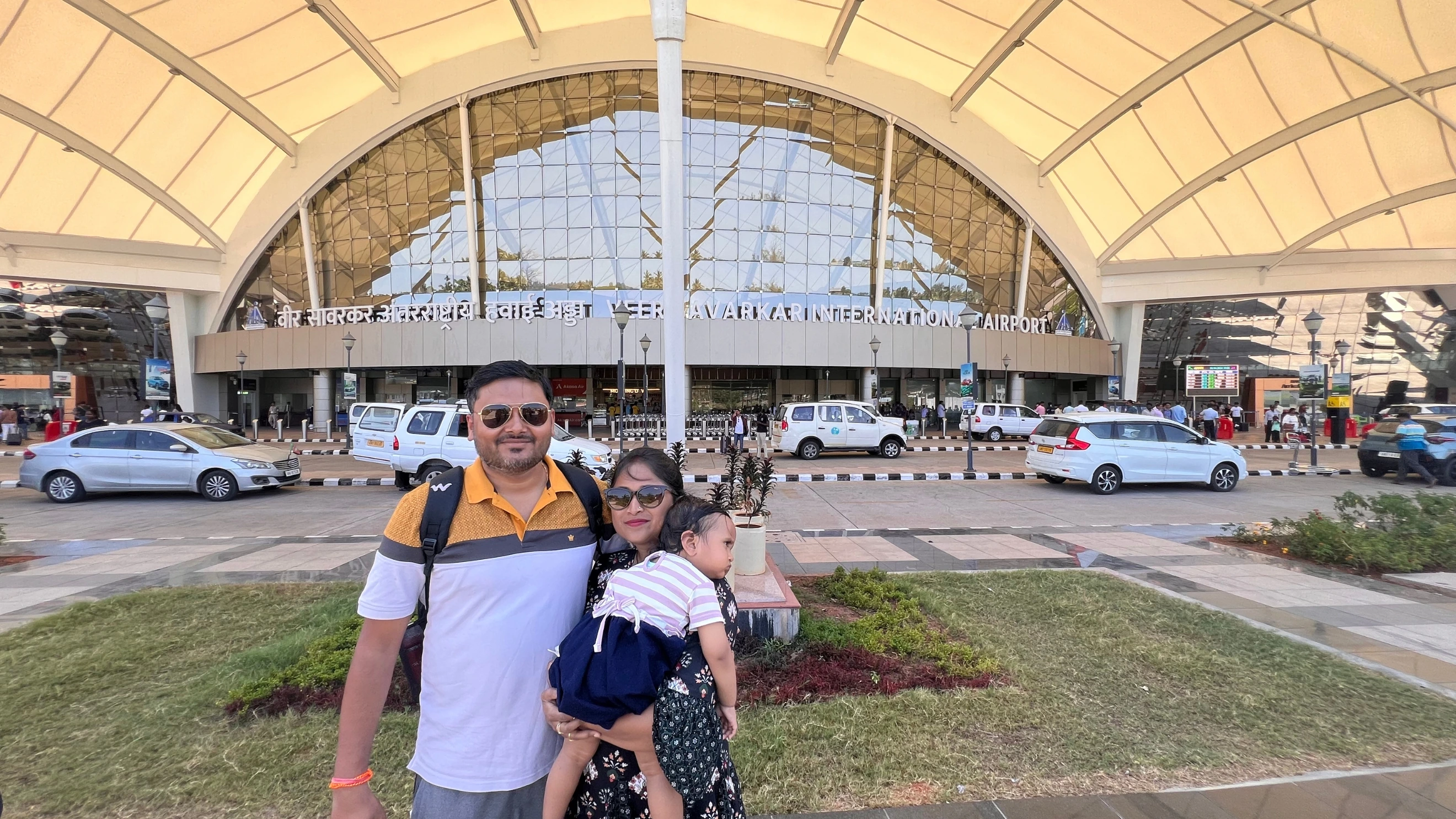 Family holiday smiles